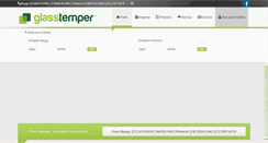 Desktop Screenshot of glasstemper.com.br